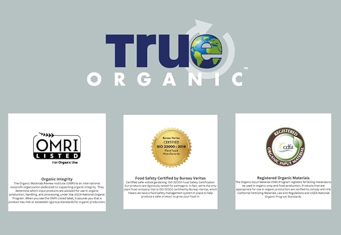 True Organic Blood Meal – High-Nitrogen Organic Fertilizer for Rapid Vegetative Growth – 25lb Bag Covers 867 Sq. Ft.