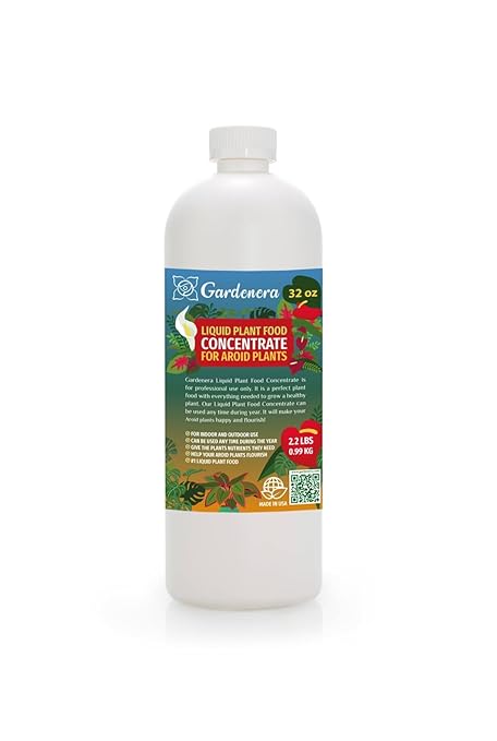 Plant Growth Superfood for AROIDS with 18 Essential Vitamins & Minerals - Organic Plant Food Fertilizer - Micro-Fungi and Bio-Organisms for AROID Plant Care & Growth Enhancement - 32oz