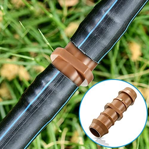 Boao 28 Pcs Drip Irrigation Fittings Kit Irrigation Parts for 1/2 Inch Connectors Including 7 Tees 7 Couplings 7 Elbows and 7 End Cap for Drip or Sprinkler Systems
