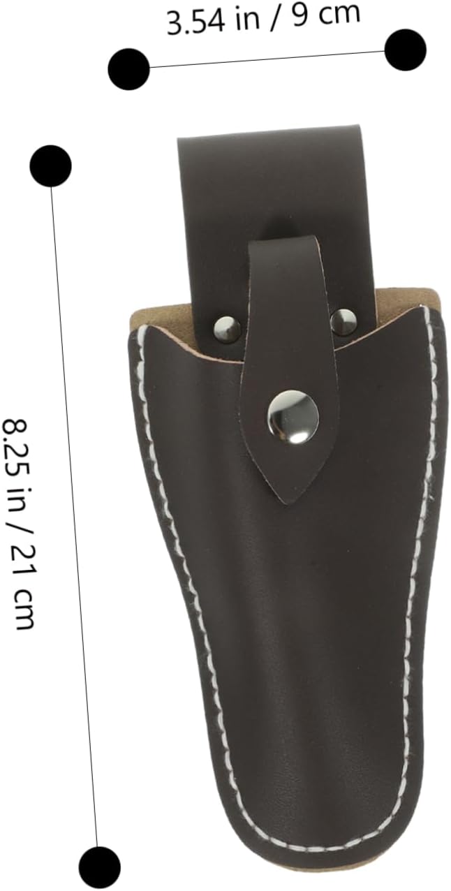 Garden Pruner, Scissor for Gardening Cover Bag PU Leather Pruner Case Scabbard Pliers Leather Case Embroidered Shears Scissor Box