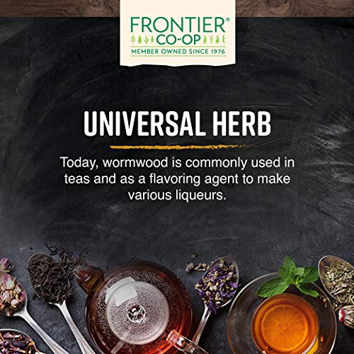 Frontier Co-op Wormwood Herb, 1lb Bulk Bag, Cut & Sifted - Artemisia Absinthium | Wormwood Tea and Herbal Uses, Kosher