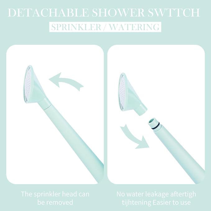 2 Gallon Watering Can for Indoor Plants, Garden Watering Cans for Outdoor Plant House Flower, Modern Plant Watering Can Large Long Spout with Sprinkler Head