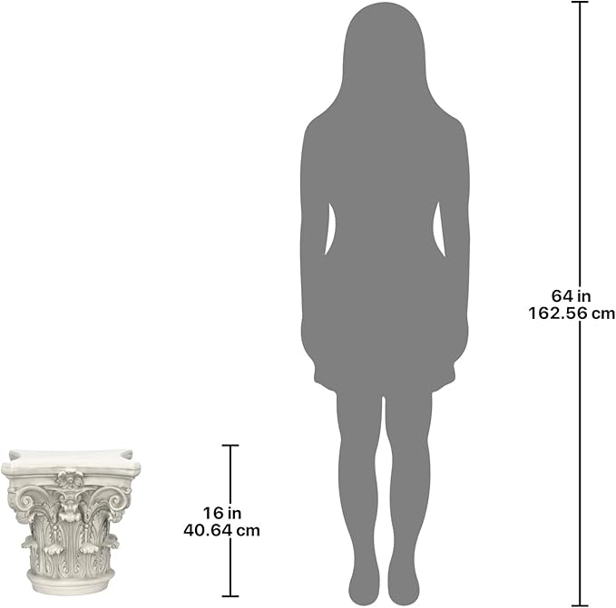 Design Toscano The Corinthian Pillar, Capital Small