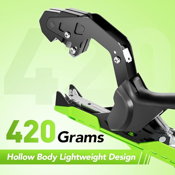 Plant Tying Machine, Lightweight Plant Tape Gun to Tie Up Vine, Plant Tying Tape Tool for Gardeners Farmers, Garden Tape Gun with 10000pcs Staples, 20 Rolls Tape, 1 SK5 Blade, 1 Gloves (Green)