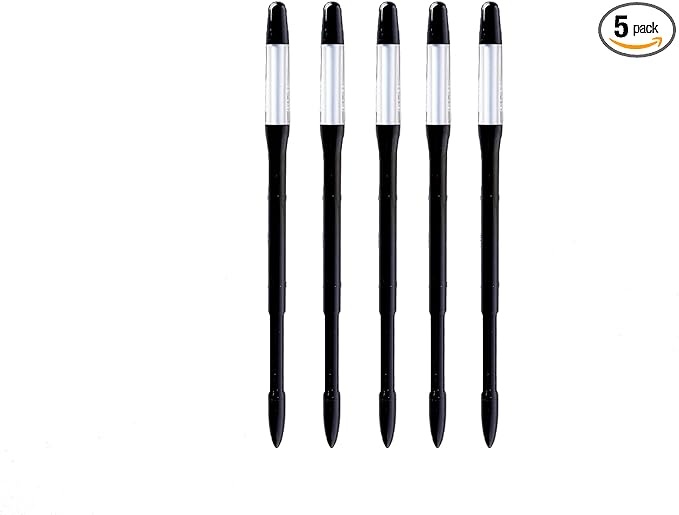 Aquameter - Medium - Black - Bundle of 5 - Leave-in Soil Moisture Meter for Potted Plants - Plant Water Sensor - Refillable