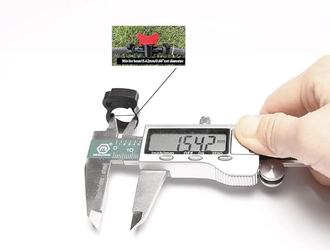 50pieces 1/2 inch Plastic hose Clamp for Drip Irrigation Tubing