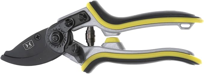 Hawk Hand Pruner | Durable Versatile SK5 High Carbon Steel Blade Secateurs with Ergonomic Non-Slip Grip & 2-Position Spring Lock | for Hunting & Gardening
