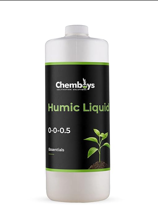 Chemboys Organic Humic Acid with Fulvic – Liquid Carbon Concentrated Plant Supplement for Increased Nutrient Uptake, Soil, Lawns, Hydroponics & Garden – Soil Conditioner Plant Food Enhancer