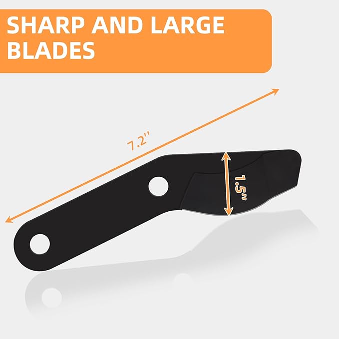 2 PCS Steel Blade for Fiskars Replacement 32" PowerGear 2 - Large Blade for Fiskars Garden Tools