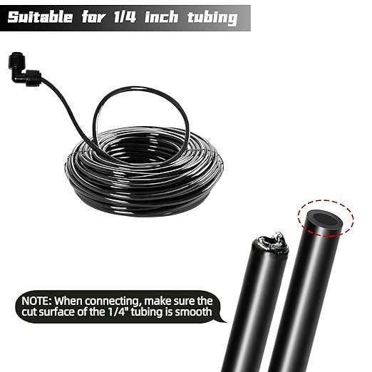 30 Pack Quick Connect 1/4" Drip Irrigation Elbow Coupling Connector,Universal 90 Degree Elbow Fitting for 1/4 Inch Irrigation Tubing,Leak Free Fittings for Sprinkler or Drip Irrigation System