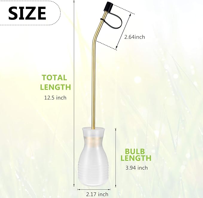 Boao Garden Sprayer Applicator Bulb with Long Copper Tube for Organic Gardening Agricultural Supplies and Control Accessories(Simple Style,1 Piece)