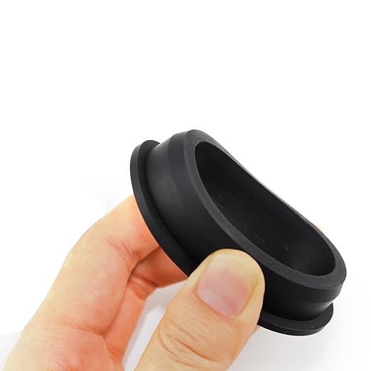 1-1/8 Inch Drill Hole, 3/4 Inch ID Silicone Rubber Grommets for Wiring, Firewall Hole Plug, Large Top Hat Grommets for 3/4 Inch OD Vinyl Tubing in Hydroponic Irrigation Systems, 7 Pack