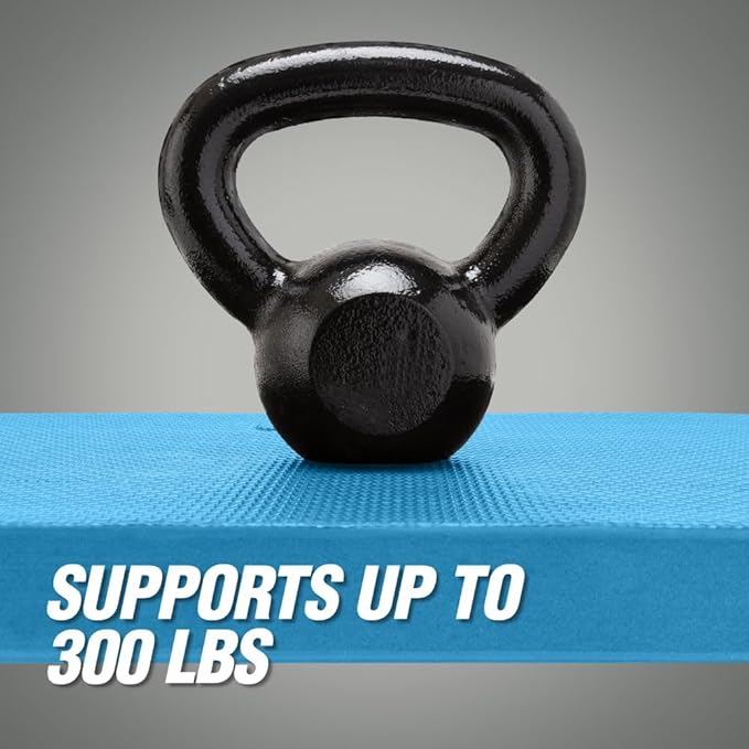 Rugged Rhino Soft Foam Kneeling Pad, Thick Knee Mat Resists Water, Durable Shock Absorbent Pads, Comfortable Strong Rebound, Gardening, Mechanic Tools, Bath Tub Essentials 2 Pack Bright Blue