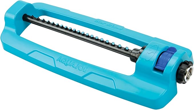 Aqua Joe SJI-OMS20 Aqua Joe 4,400 Sq Ft Coverage Indestructible JUMBO Metal Base Oscillating Sprinkler