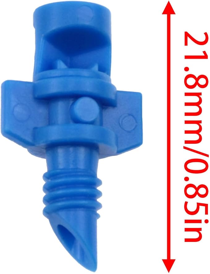 150pcs Water Jet Spray Nozzle Micro Sprinkler Heads drip Irrigation emitters drip Irrigation Parts 90/180/360 Degrees Each 50