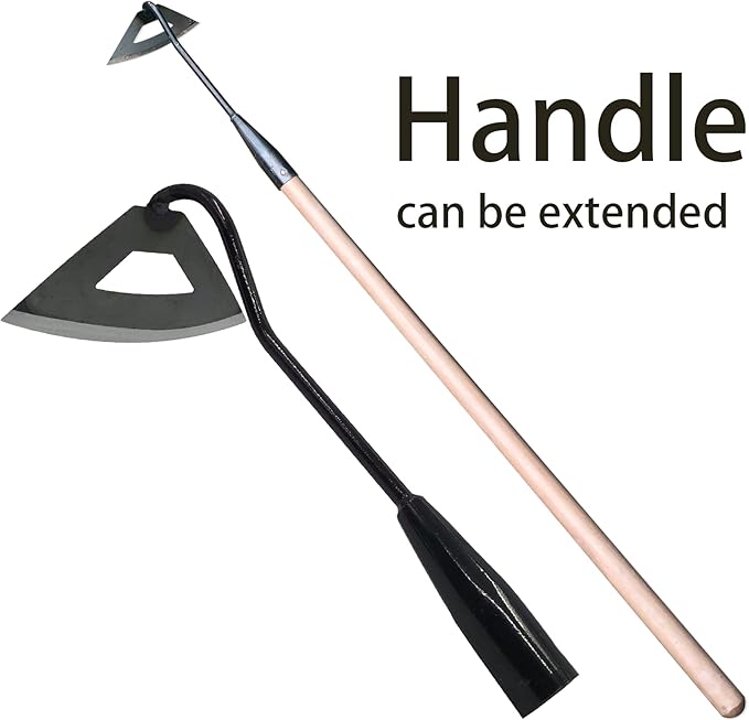 Garden Tools Hollow Hoe Stainless Steel Handle Weeding Hoe for Vegetable Garden loosening Soil