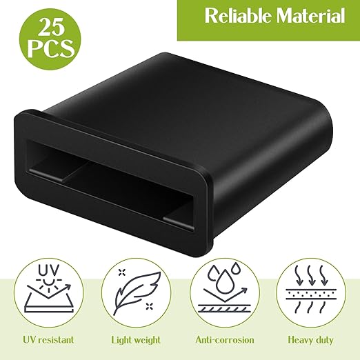 25 Pieces Folding Drip Tape Row End System and Garden Landscaping Irrigation Fits for 5/8'' No Dripping Water Irrigation Kit