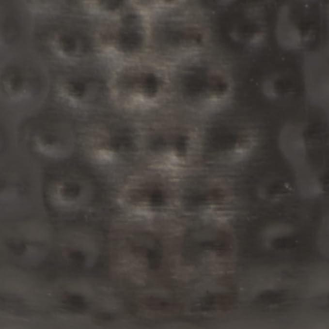 CosmoLiving by Cosmopolitan Metal Indoor Outdoor Planter Large Planter Pot with Removable Stand, Set of 2 Planters 19", 17"H, Black