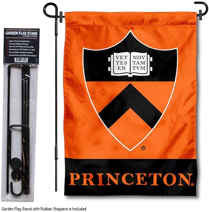 College Flags & Banners Co. Princeton Tigers Garden Flag with Stand Holder