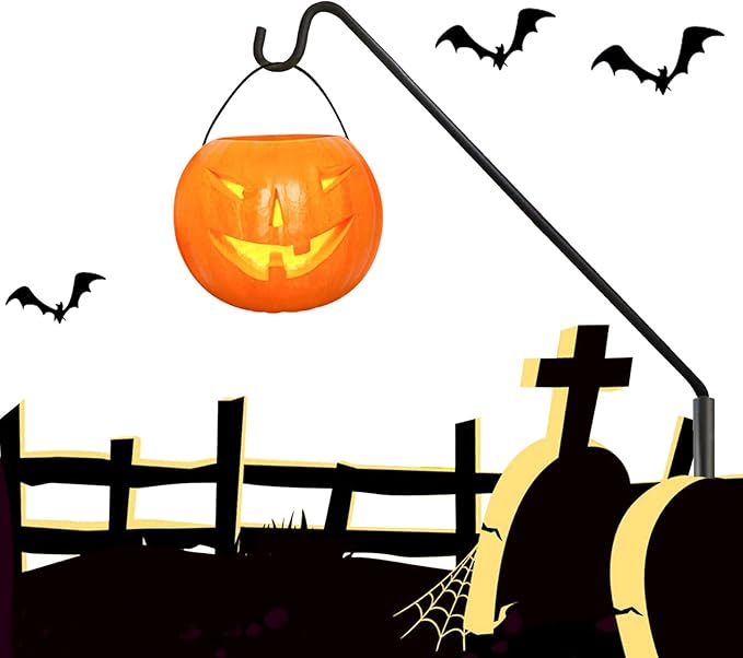 MIXXIDEA Extended Fence Deck Hook Rail Hook Heavy Duty Bird Feeder Hook, 360 Degree Rotary and Length Adjustable Plant Bracket for Bird Feeders, Planters, Suet Baskets, Lanterns, Wind Chimes and More