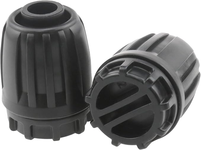 1/2 Inch Irrigation Fittings End Plug for (1/2" Inner Diameter x0.6-0.63" Outer Diameter) Drip Irrigation Connector Barbed Locked End Plug Connector 1/2 Inch Irrigation Fittings 10PCS