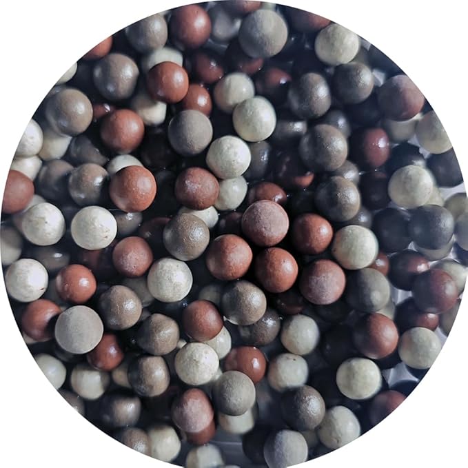 Colorful Leca Clay Pebbles for Plants 8-10mm Natural Organic Leca Balls Indoor Potting Garden Soil for Orchid, Succulents, Hydroponics, Decoration, Drainage (Colorful-2, 5 lbs)