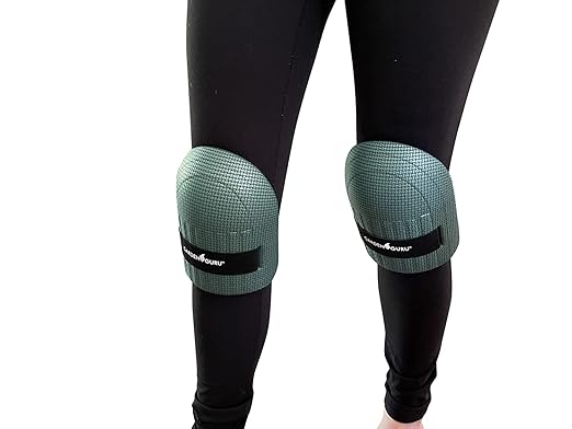 Garden Guru Home & Gardening Knee Pads – Waterproof EVA Foam Cushion, Soft Inner Liner, Comfortable Fit with Adjustable Straps (2 Pack)