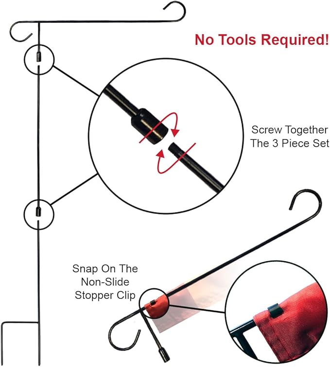 College Flags & Banners Co. Alabama Crimson Tide Circle Logo Garden Banner Flag with Stand Pole Holder