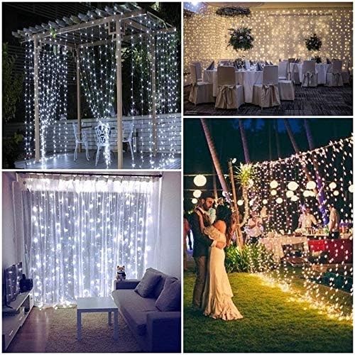 OZS 2Pack 164ft 400 LED String Lights Outdoor/Indoor, Extendable String Lights for Christmas Trees, Waterproof 8 Modes Green Wire Lights Holiday for Christmas Decorations (Cool White)