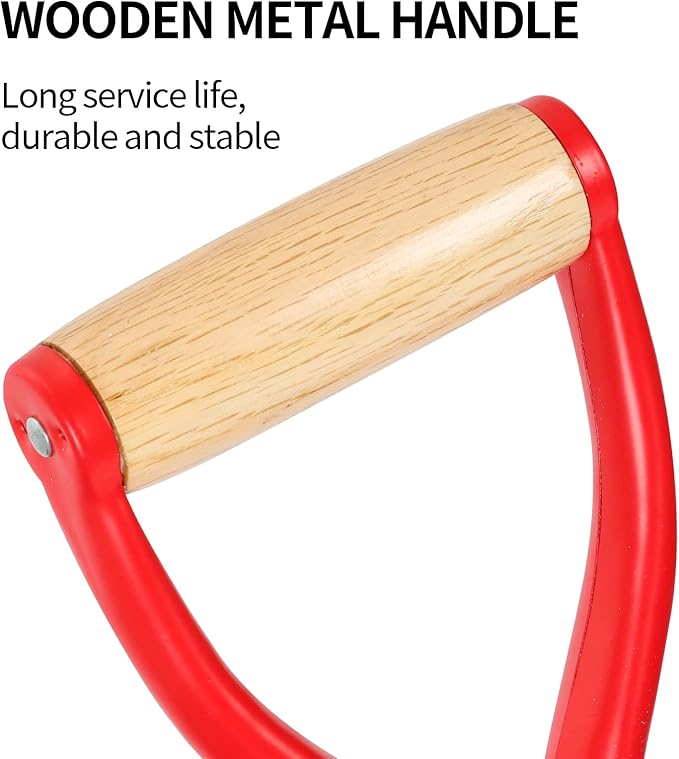 Flat Shovel Garden Spade Shovel Trenching Shovel Square Point Shovel for Digging Gardening Planting Edging, 43 inches