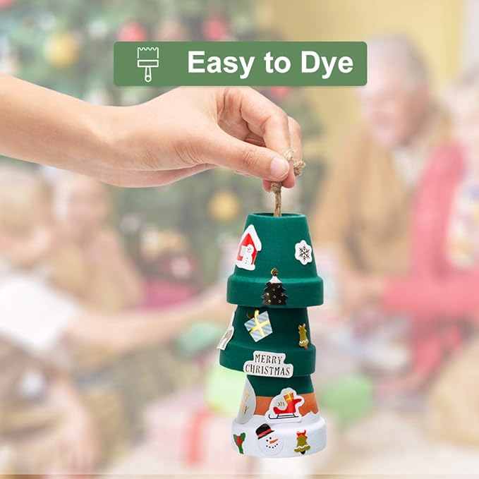 32pcs Small Mini 2" Terracotta Pot Clay Ceramic Pottery Planter, Cactus Flower Nursery Terra Cotta Pots, with Drainage Hole, for Indoor/Outdoor Succulent Plants, Crafts, Wedding Favor