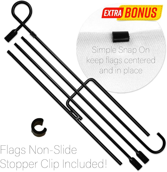 Breeze Decor FK108057-BO Marine Corps Americana Military Decorative Vertical Kit, 1 x House & 1 x Garden Flags, Thick Fabric