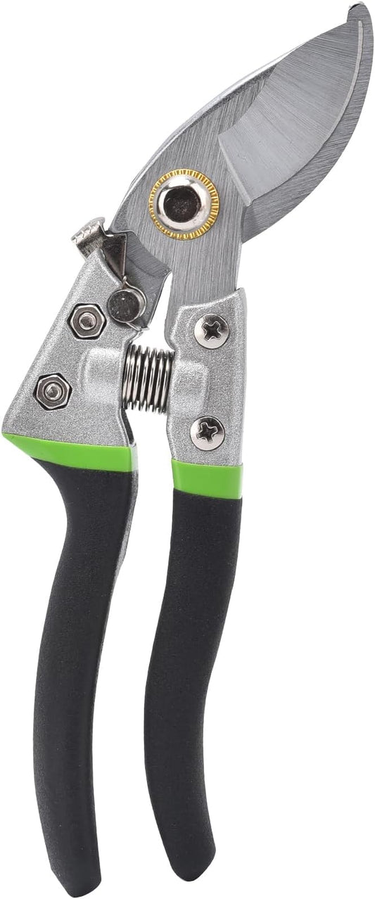 Pruning Shears for Gardening, Bonsai Cutters, Gardening Shears Heavy Duty, Cutting Shears Garden,Hedge Clippers, Rose Pruning Shears, Hand Clippers Gardening, Clippers For The Garden, (Green black)