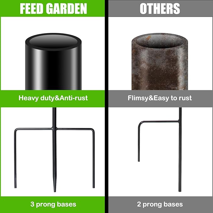 FEED GARDEN Adjustable 32 Inch Small Shepherd Hooks for Outdoor, Garden Hooks for Lanterns, Shepard Hooks for Hanging Plants, Bird Feeders, Solar Lights, Mason Jars, Weddings Decor,2 Pack