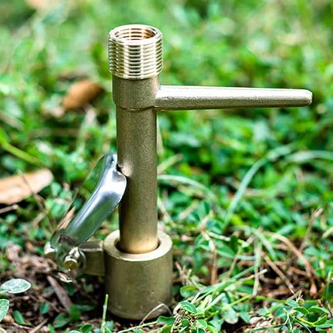3/4 Inch Brass Quick Coupler Valve Key Garden Hose Underground Irrigation Tool Heavy Duty Sprinkler Key DN20 3/4" (3/4 Inch Key)