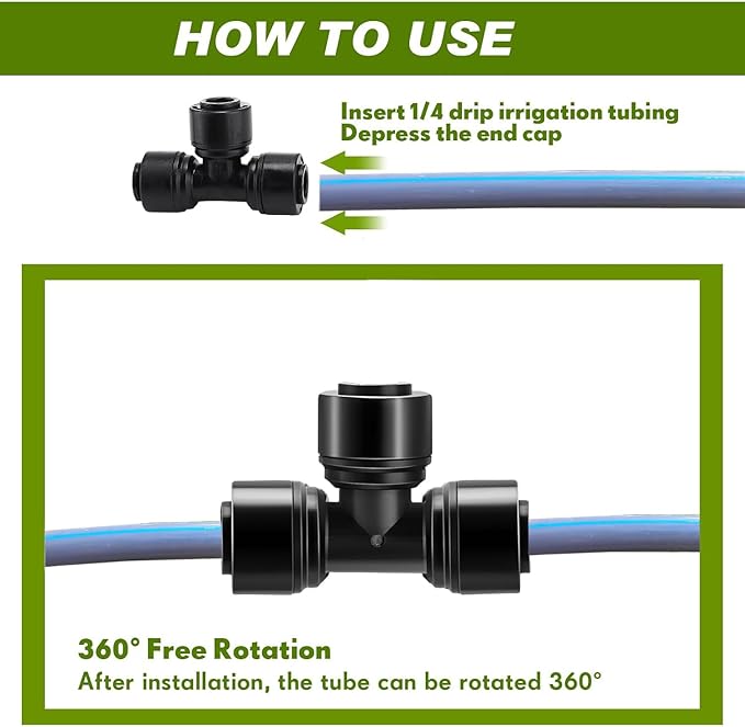 1/4 Inch Drip Hose,100 Foot Gray Drip Hose,for DIY Garden Irrigation Systems,Hydroponics, Spray Hose,Drip Emitter,or as a Blank Distribution Tube for any Garden Project(30 m)