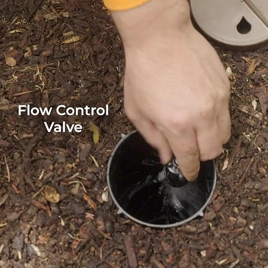 Deep Underground Dripper, Tree & Plant Root Watering Drip Irrigation & Fertilizer Stake (1/2" Female NPT Compatible with All Connectors, Water Hose, Drip & PVC) Large 1Pack (Large 1pk)