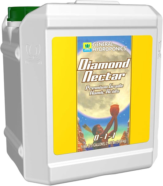 General Hydroponics Diamond Nectar, Nutrient Additive, 0-1-1, 2.5 gal.