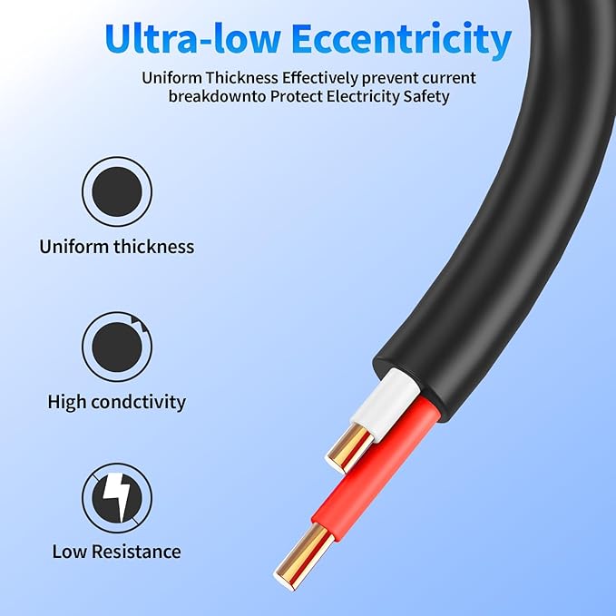 18/2 Solid Sprinkler System Wire 50ft, 18 Gauge Irrigation Wires PVC Jacket Sprinkler Cable for Underground Irrigation Valves Field Central Control System