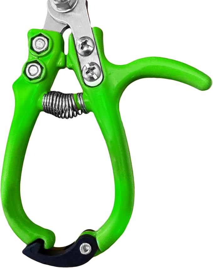 GARDEN GURU Ergonomic Garden Snips Clippers – Professional Hand Pruner Pruning Shear with Comfort Grip Handles for Gardening Trimming and Yard Work – High Carbon Steel