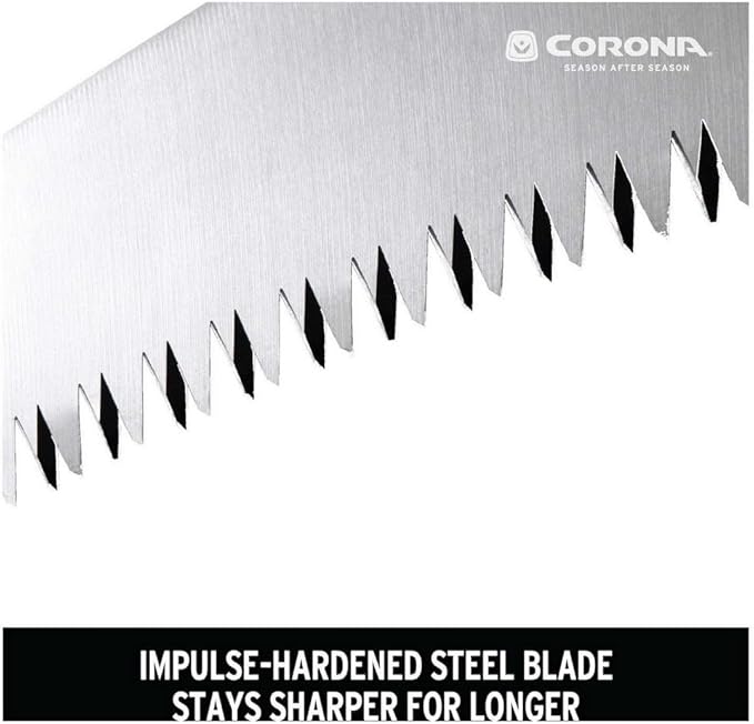 Corona Tools 14-Inch RazorTOOTH Pruning Saw | Tree Saw Designed for Single-Hand Use | Curved Blade Hand Saw | Cuts Branches Up to 8" in Diameter | RS16020