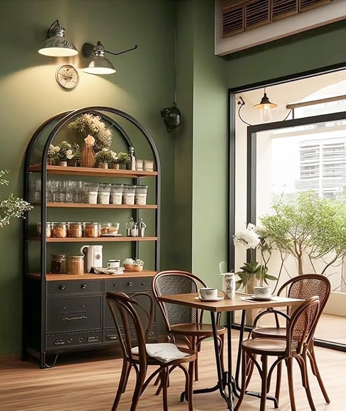 Dimoon 78.7''x17.7'' Green Peel and Stick Wallpaper Contact Paper Modern Self Adhesive Wall Paper Removable Renter Friendly Textured Solid Color Shelf Cabinet Vinyl Roll (78.7''x17.7'',Olive Green)