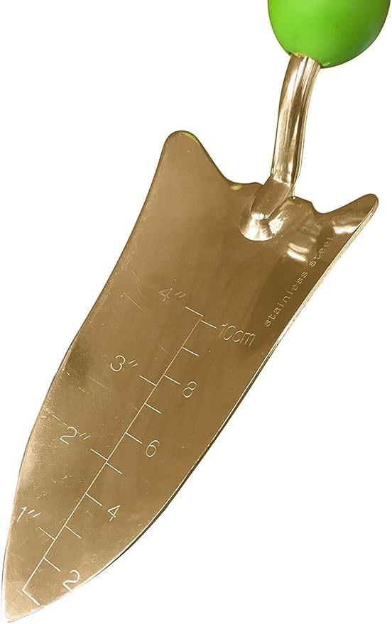 Garden Guru Titanium Garden Tool Set 3pc Hand Trowel Transplanter Cultivator – Heavy Duty - Rust Resistant - Ergonomic Handle – Perfect Gardening Tool Kit Gifts for Women & Men