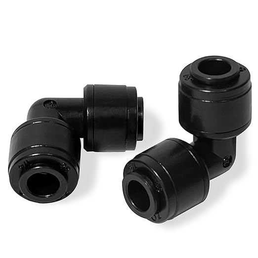 30 Pack Quick Connect 1/4" Drip Irrigation Elbow Coupling Connector,Universal 90 Degree Elbow Fitting for 1/4 Inch Irrigation Tubing,Leak Free Fittings for Sprinkler or Drip Irrigation System