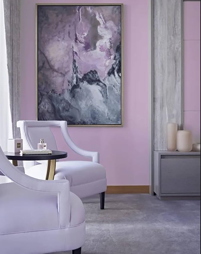 Dimoon 236''x17.7'' Purple Peel and Stick Wallpaper Contact Paper Modern Self Adhesive Wall Paper Removable Renter Friendly Textured Solid Color Shelf Cabinet Vinyl Roll (236''x17.7'',Purple)