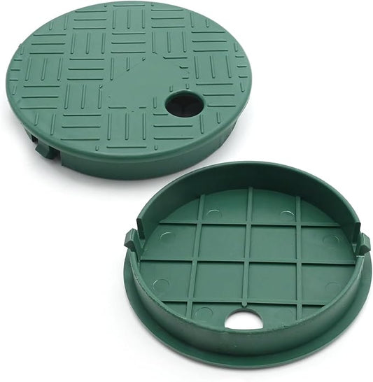 2/4 Pcs ID 5.5" OD 6" Valve Box Cover Lid for Sprinkler Irrigation System (6 inch 2 PCS)
