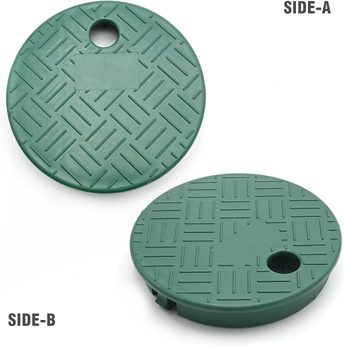 2/4 Pcs ID 5.5" OD 6" Valve Box Cover Lid for Sprinkler Irrigation System (6 inch 2 PCS)