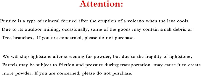 Garden Pumice Rock Horticultural Cactus Bonsai Succulent Soil Additive for Plants, Landscaping, Vase Fillers (1/2 inch, 20 QT)