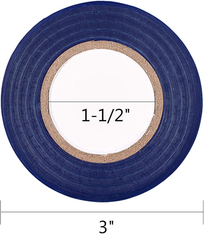 FUNTECK 20 Pcs Blue Plant Ribbon for Plant Tying Machine, 100 Feet Long x 1/2 Inch Wide