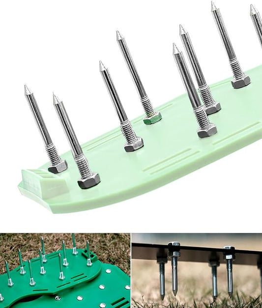 Heeqinn Lawn Aerator Spikes, Replacement Aerator Spikes Parts for Lawn Aerator Shoes and Aerator Tools 2.2inch, 26pcs